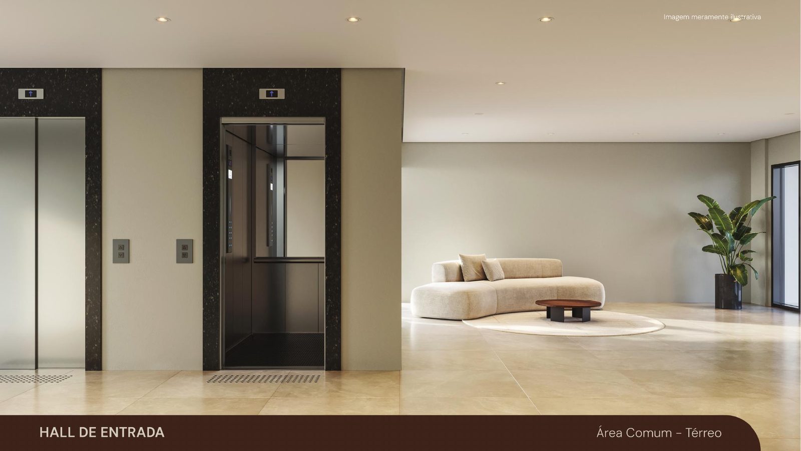 Hall de entrada, Área Comum Térreo