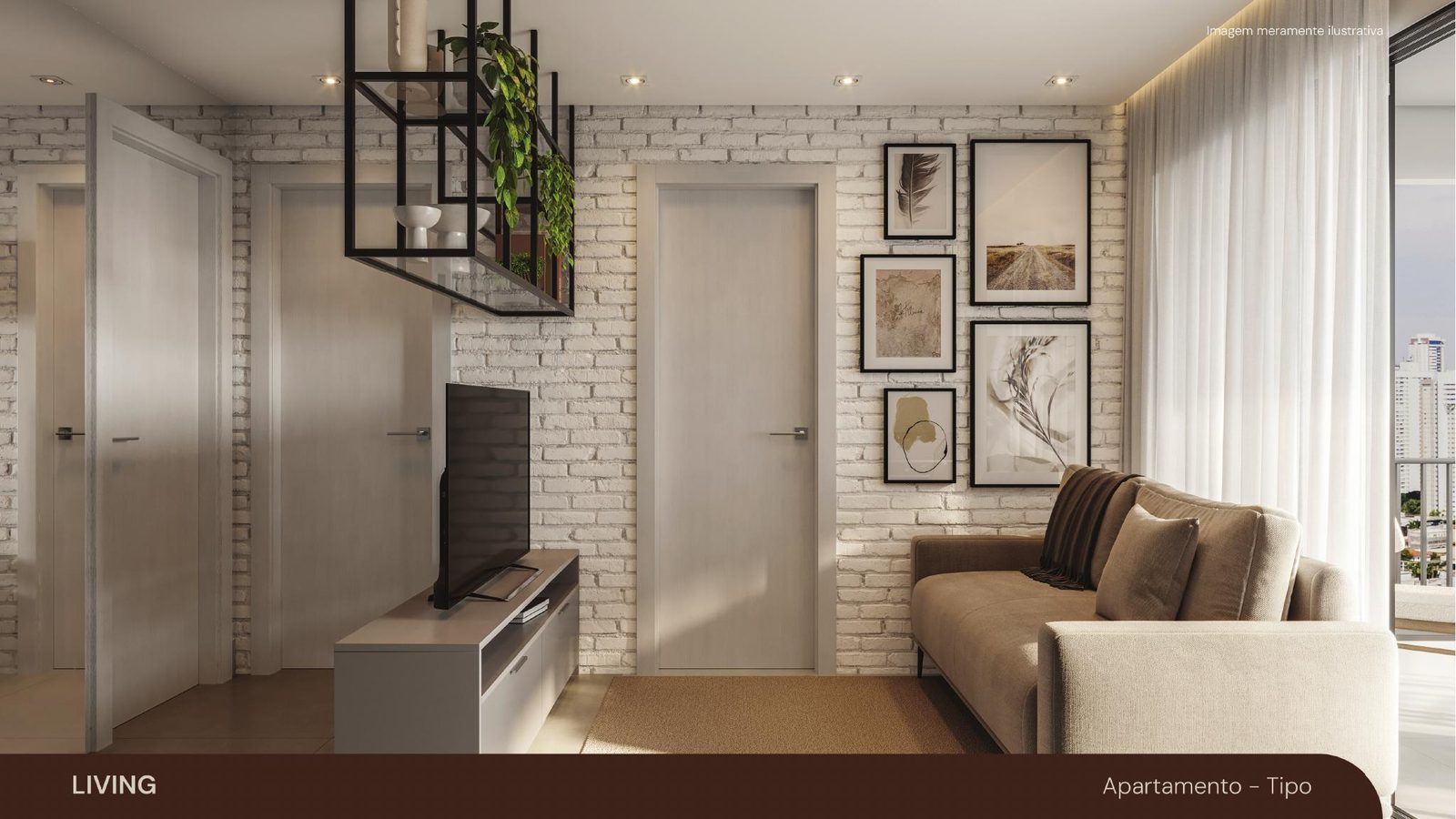 Living, Apartamento tipo