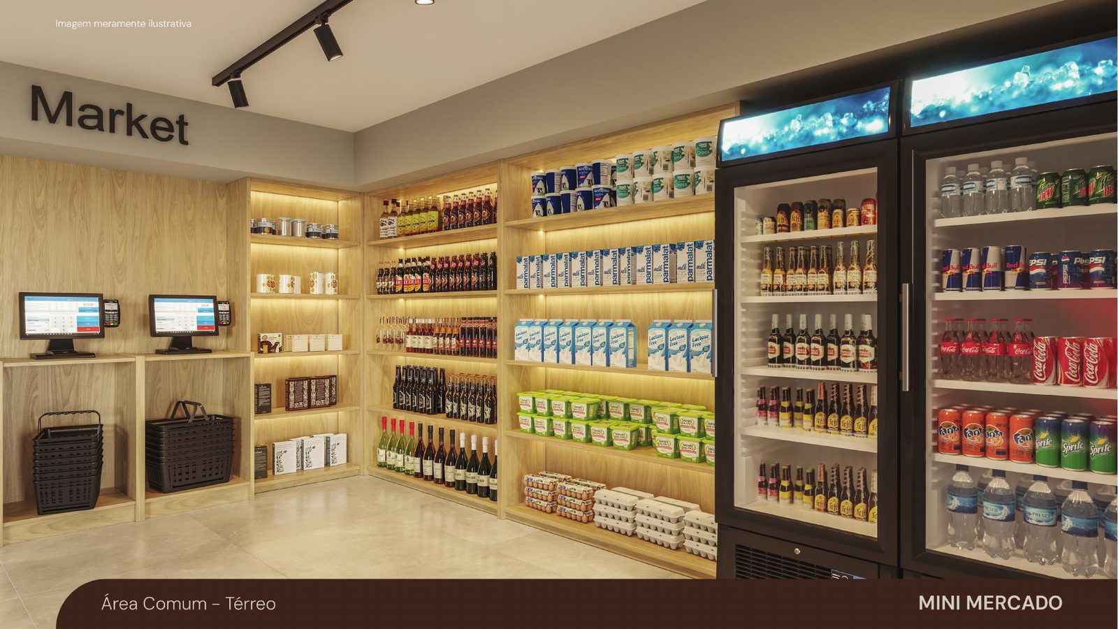 Mini mercado, Área Comum Térreo