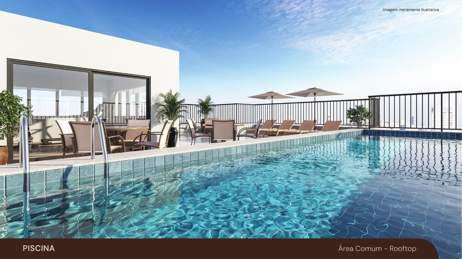 Piscina, Área Comum Rooftop